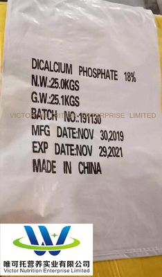 Κατασκευή Φατοτροφικής ποιότητας DCP Dicalcium Phosphate 18% σκόνη για πρόσθετα ζωοτροφών