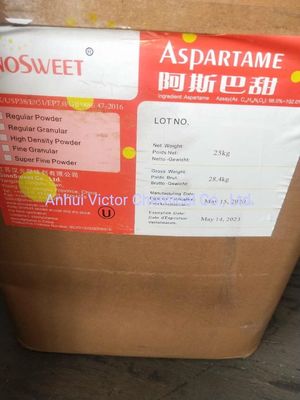 Γλυκαντικό τροφίμων Ασπαρτάμη αριθ. CAS 22839-47-0 FCC/USP/BP/EP Σύνταγμα C14h18n2o5