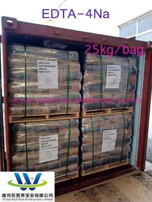 Υψηλής καθαρότητας EDTA-4na Σκόνη τύπου C10h12n2na4o8 για τροφική και βιομηχανική μεταποίηση