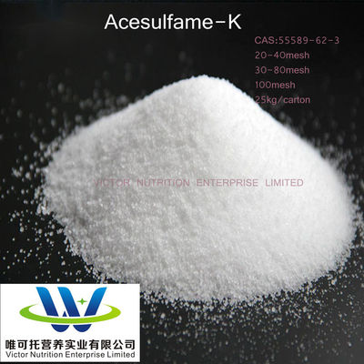 Χημειοσύνθεση Acesulfame Potassium/ Acesulfame K CAS 33665-90-6 με 25 kg/σακούλι/τυμπανο