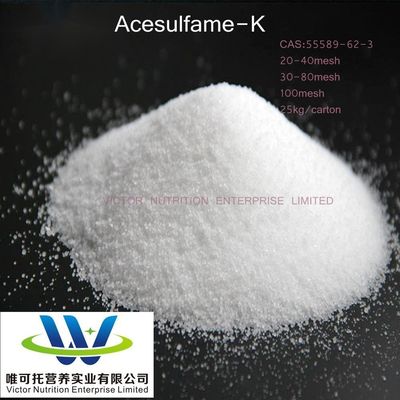 Γλυκαντικά Acesulfame-K Ποτάσιο CAS 55589-62-3 Προσαρμοσμένο